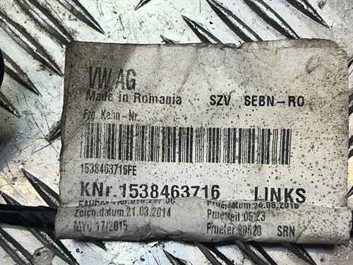 VW Volkswagen Transporter T6 Kabelbaum Tür vorne rechts 1538463716