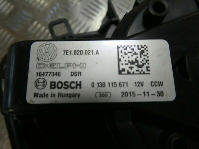 VW T6 Transporter 2017 Original Gebläsemotor Heizungsgebläsemotor 7E1820021A