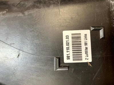 Porsche 981 Rohr für Ansaugstutzen Luftfilter Einheit Modul 98111002103 Links