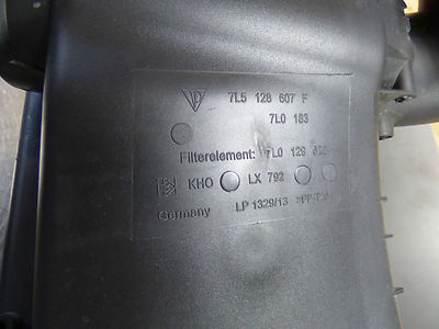 Porsche Cayenne 3.2 V6 955 Touareg 7L 7L5128607F BFD AZZ ORIGINAL gebraucht - Luftfilterkasten