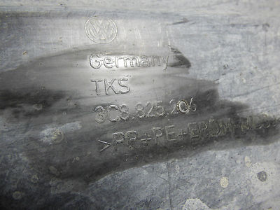 VW Passat CC 3C Unterbodenverkleidung hinten rechts 3C8825206 ORIGINAL gebraucht - Unterfahrschutz