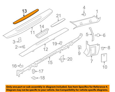 Porsche Boxster Cayman 981 911 gumi Einleger 99155561300