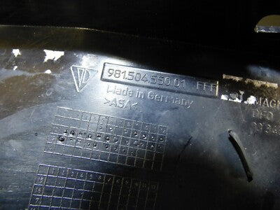 Porsche 981 Rahmen Lufteinlass mit Lamelle Luftführung rechts 98150455001