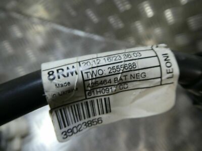 Opel Astra K 2017 Batterieminuskabel Batteriekabel GM 39023856