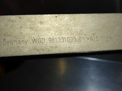 Porsche Boxster Cayman 981 Querträger hinten Alu Strebe ORIGINAL gebraucht - 98133109301