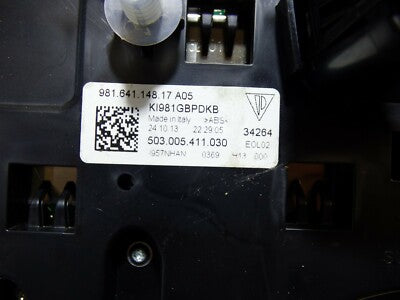 Porsche Boxster Cayman 981 Tacho Kombiinstrument PDK A05 MPh ORIGINAL gebraucht - 98164114817