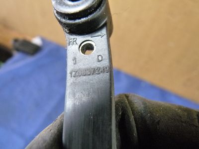 Skoda Octavia II 2.0 TDI TÜRFANGBAND vorne / 1Z0 837 249 ORIGINAL gebraucht - 1Z0837249