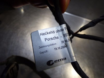 Porsche Boxster Cayman 987 997 Kennzeichenleuchte Kabelbaum 99763162000