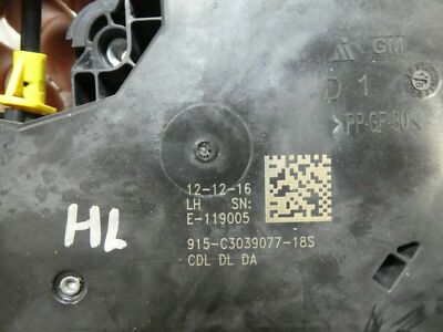 Opel Astra K 2017 Türschloss Hinten links GM ARJ ORIGINAL gebraucht - 13598377