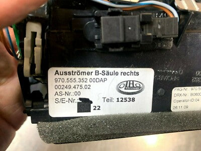 Porsche Panamera 970 Luftdüse B Säule rechts 97055535200 DAP