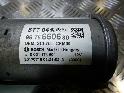 Peugeot Citroen 1.6 HDi diesel DV6FD BHY Anlasser ORIGINAL gebraucht - 9675660680