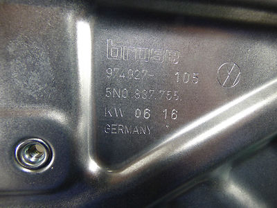VW Tiguan 5N Panel Gestänge Vorne Links 5N1837729G 2016 ORIGINAL gebraucht - Fensterheber