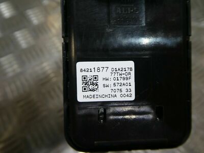 Opel Insignia B 2018 Fensterheber schalter fahrertür vorne links GM 84211877