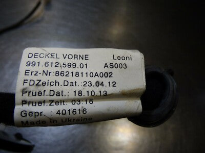 Porsche 911 991 981 Kabelstrang Deckel Haube vorne 99161259901