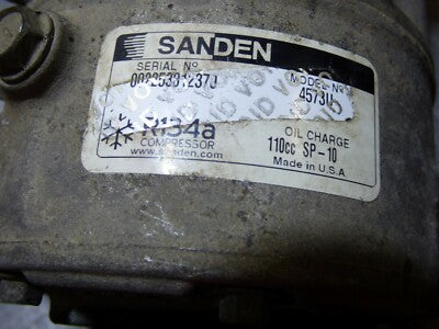 VW Crafter 2.5 SANDEN 4573U R134a BJM ORIGINAL gebraucht - Klimakompressor