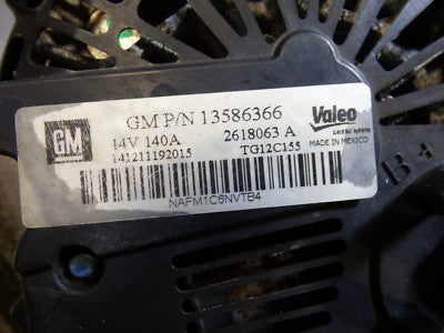 LICHTMASCHINE 13586366 140A OPEL 1.6 CDTI Astra J K Corsa E Meriva B Mokka 2013