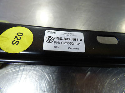 VW Passat 3G B8 3G5837461A Fensterheber links vorne Fensterhebermechanik