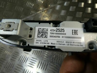 Opel Astra K 2017 Radio Schalter Audio Kontroller Schalterleiste GM42342525