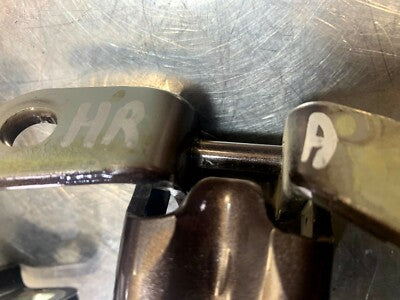 OPEL ASTRA Kombi K original Türscharniere Scharniere hinten rechts Z41S Braun
