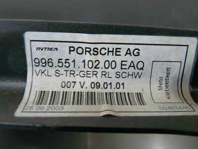 PORSCHE 911 996 BOXSTER 986 Grey Carpet Fuse Box Trim Cover 99655110200
