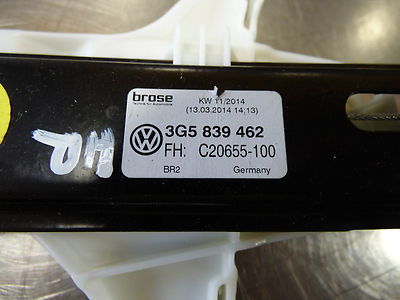 VW Passat 3G B8 3G5839462 Fensterheber rechts hinten Fensterhebermechanik