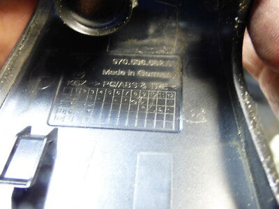 Porsche PANAMERA 970 Abdeckung Blende Tür hinten links 97053658200