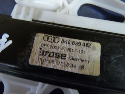 AUDI A4 8K Limo 2.0 TDI Fensterheber ohne motor hinten rechts 8K0839462