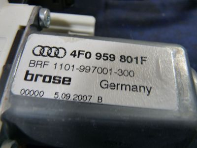 AUDI A6 4F 2.7 TDI S-Line Bj.2008 hinten links 4F0959801F ORIGINAL gebraucht - Fensterhebermotor