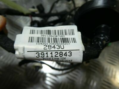 Opel Insignia B 2018 Tür Kabelbaum Hinten links GM 39112843