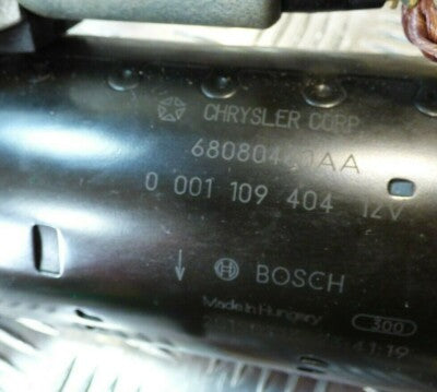 Jeep Grand Cherokee WK2 3.0 CRD Anlasser Starter 0001109404 ORIGINAL gebraucht - - 68080460AA