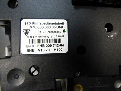 Porsche Panamera 970 Klimabedieneinheit 97065330306 DMO