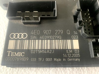 AUDI A8 4E 3.0 TDI Bordnetz Steuergerät BNS 4E0907279Q TEMIC ORIGINAL gebraucht - Facelift