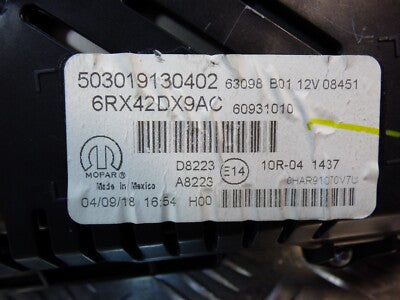 JEEP COMPASS II 2021 Diesel Kombiinstrument Tacho Speedometer ORIGINAL gebraucht - 503019130402