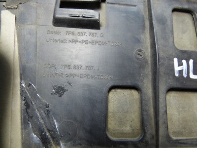 Porsche Cayenne II 92A 2012 Türleiste hinten links LC9X 7P5839787G ORIGINAL gebraucht - Zierleiste