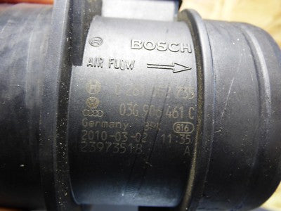 Luftmengenmesser 03G906461C BOSCH VW Audi Seat Skoda 2.0 TDI ORIGINAL gebraucht - Luftmassenmesser