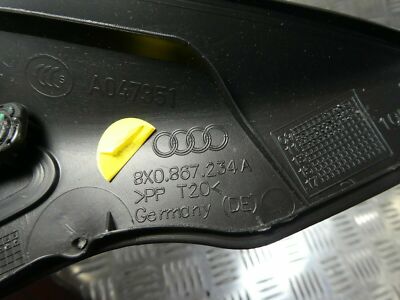 AUDI A1 S Line 2017 Verkleidung Abdeckung A Säule Schwarz rechts 8X0867234A