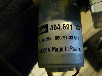 VW Phaeton 3D Gurt Sicherheitsgurt Vorne Links 404.691 Valeo ORIGINAL gebraucht - Stellmotor