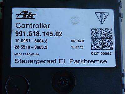 Porsche Boxster 981 Steuergerät elektrik Parkbremse ab 2012 ORIGINAL gebraucht - 99161814502