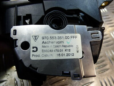Porsche Panamera 970 Aschenbecher Vorne 97055335100 FFF Silber