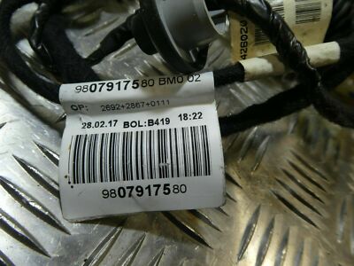 Peugeot 308 SW ab 2014 Tür kabelbaum hinten linjks 9807917580