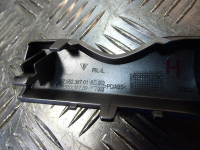 Porsche Boxster Cayman 987 DASH MOULD IN SILVER 987.552.387.01 ORIGINAL gebraucht - 987.552.387.02