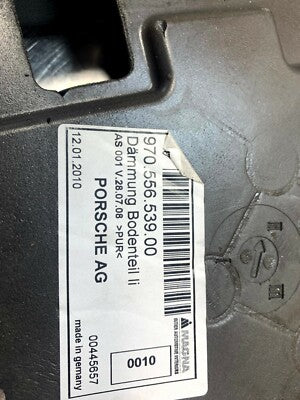 Porsche Panamera 970 Dämmung Bodenteil links 97055653900