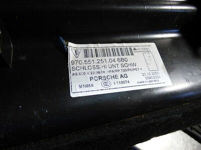 Porsche Panamera 970 Hinter Kofferraum Schlossabdeckung 97055125104 97055165100