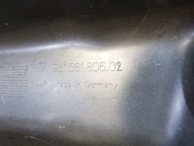 Porsche Boxster 981 Wasserfangschale Dichtung Verdeck links 98156180602