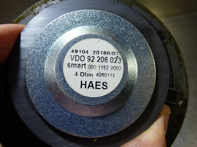 Smart Fortwo 450 Cabrio Lautsprecher Boxen vorne VDO 92206023 ORIGINAL gebraucht - 0001152V002