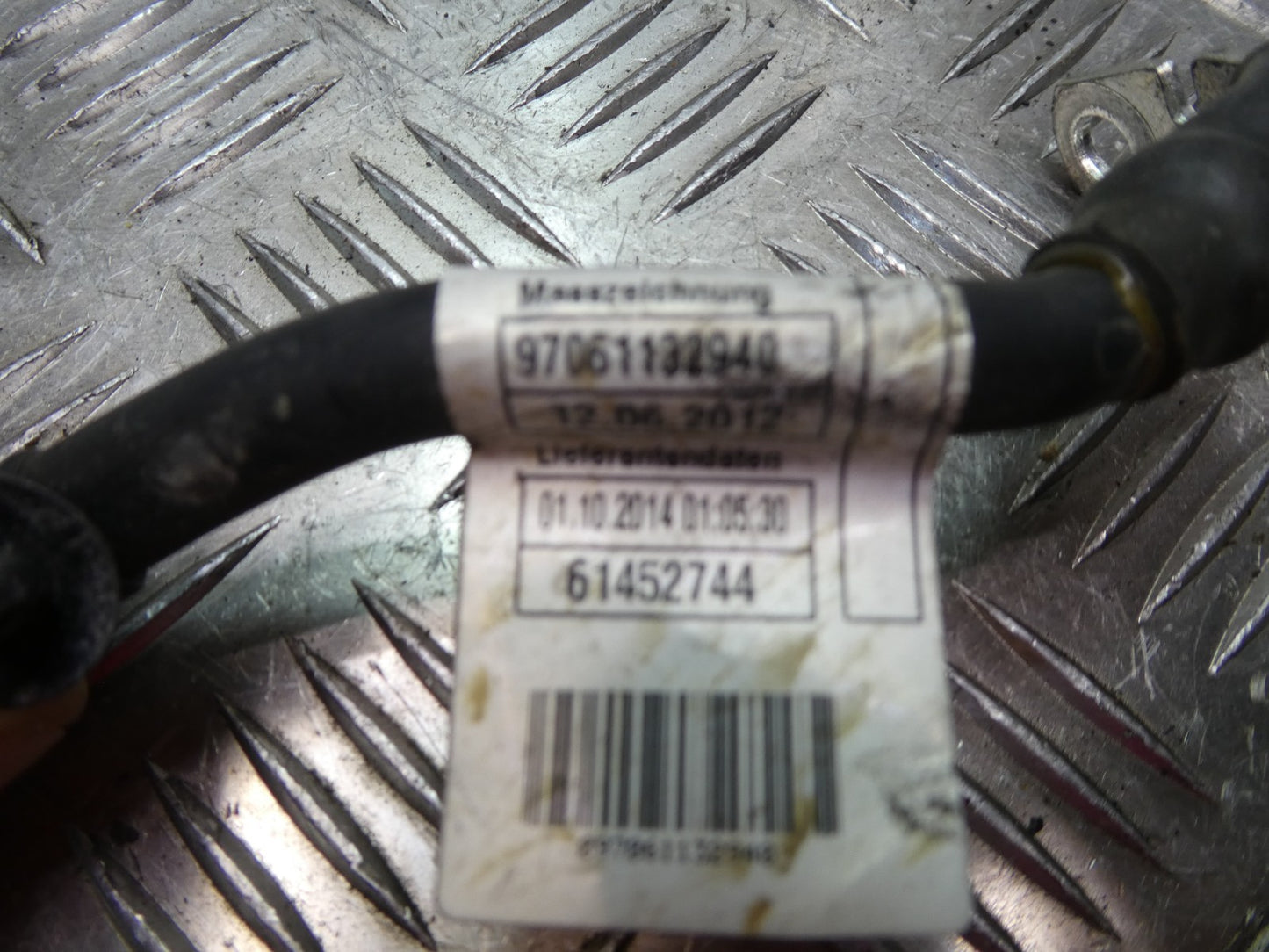 Porsche Panamera 3.0 E-Hybrid Masseleitung Kabel Spannungswandler ORIGINAL gebraucht - 97061132940