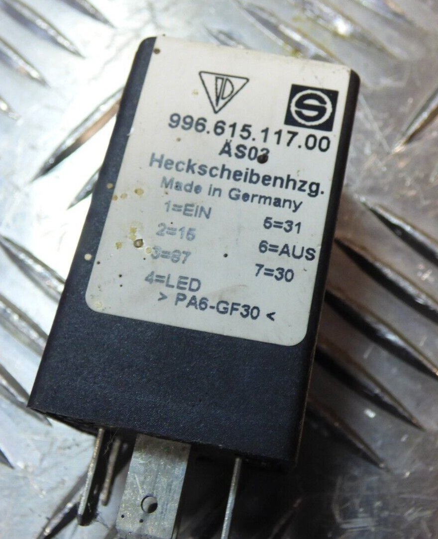 Porsche Boxster 987 Hinter Fenster Heizung Kontrolle Relais ORIGINAL gebraucht - 99661511700