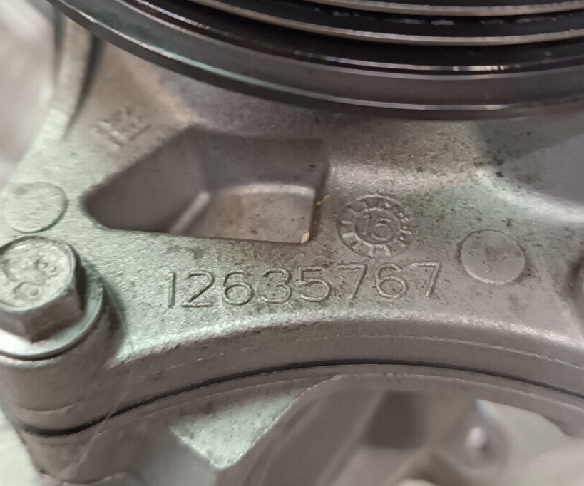 OPEL ASTRA K 1.4 Turbo Original Wasserpumpe Gehause GM 12635767 gebraucht - 12641869