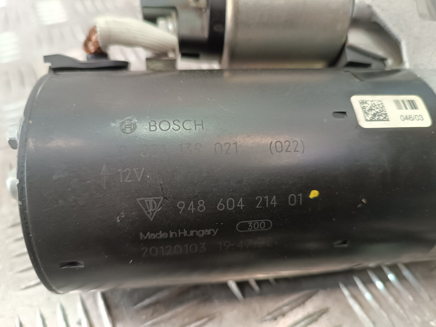 Porsche Cayenne S 92A Anlasser 0001139021 Bosch ORIGINAL gebraucht - 94860421401