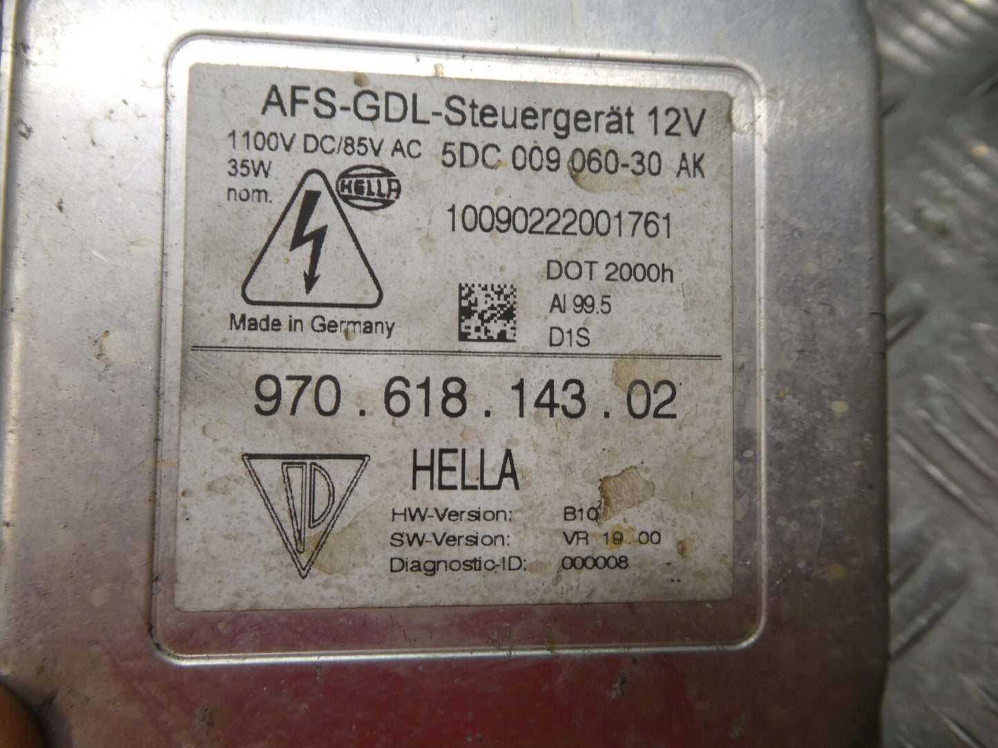 Original Porsche Panamer 970 Xenon Vorschaltgerät Steuergerät gebraucht - 97061814302